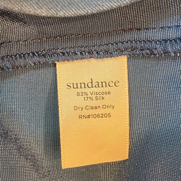 Sundance Blue Western Snap Velvet Shirt XS - Picture 10 of 11